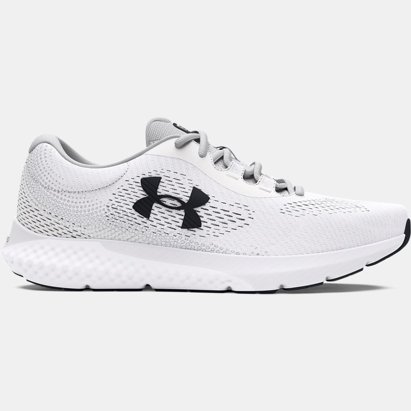 Men's Under Armour Rogue 4 Running Shoes White / White / Black 45